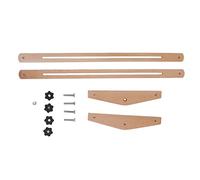 Long Style Wood Stair Tread Template Measuring Ruler Set 0°-270° Scale Angle Measurement 30 49 Inch Adjustable Length 4 Knob Lock for Stable Precise Stairwell Step Cutting