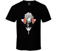 LONG TA Albator Captain Harlock Space Pirate Bust Retro Vintage Style T-Shirt and Appare Black M