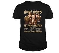 LONG TA Hogans-Heroes-TV-Sitcom-55th-Anniversary-19652020-Signature-Shirt-DMN10-t-Shirt-Black Black L