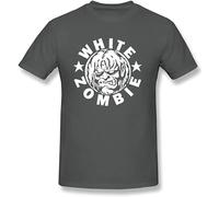 LONG TA Men's White Zombie T-Shirt Grey, L Grey L