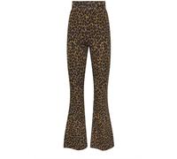 Long Tall Sally Long Tall Sally Black Leopard Flared Leggings