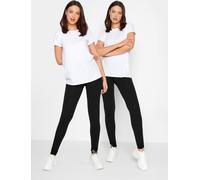 Long Tall Sally Long Tall Sally Black Stretch Cotton Leggings 2 Pack
