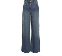 Long Tall Sally Long Tall Sally Blue Embellished Denim Wide Leg Jeans