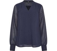 Long Tall Sally Long Tall Sally Dobby Point Shirred Cuff Top