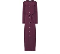 Long Tall Sally Long Tall Sally Red Long Sleeve Ribbed Button Maxi Dress Red EU 46 Tall (UK 18 T)