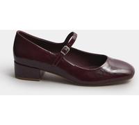 Long Tall Sally Long Tall Sally Red One Strap Mary Jane Heel Shoes Red EU 44 (UK 11)