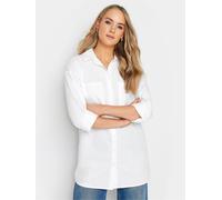 Long Tall Sally Long Tall Sally White Oversized 100% Cotton Shirt White EU 36 Tall (UK 8 T)