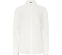 Long Tall Sally Long Tall Sally White Shadow Stripe Shirt White EU 38 Tall (UK 10 T)