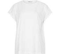 Long Tall Sally Long White Rickrack Trim T-Shirt