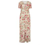 Long Tall Sally Robe longue Long Tall Sally en satin fleuri Écru EU 44 Tall (UK 14 T)