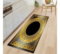 Long tapis de couloir 60 x 180 cm, antidérapant, motif symboles de l'Égypte ancienne, tapis de couloir, paillasson lavable de style tribal tapis de sol pour salle de bain, entrée, chambre à coucher