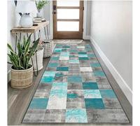 Long tapis de couloir, antidérapant, doux, lavable, pour couloir, buanderie, parfait pour la décoration du salon et de la cuisine - 40 x 180 cm
