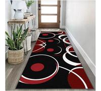 Long tapis de couloir, antidérapant, doux, lavable pour cuisine, entrée, buanderie, parfait pour la décoration du salon et du couloir - 60 x 350 cm
