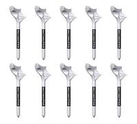 Long tee de golf à 10 degrés - Porte-thé en forme de losange pour augmenter la distance, la vitesse et la durabilité | Accessoires de golf pour réduire la rotation latérale et la friction, 13 x 83 mm