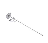 Long Thermomètre à Sonde de Cuisson en Acier Inoxydable avec Clip, Large Plage de Température pour Les Aliments, la Viande, la Bouilloire à Vin Brassée à la Maison