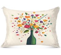 Long Traversin En Forme De Vase À Champagne Chaud En Hiver ¿ Coussin De Corps Soutien Du Cou ¿ Taie D'oreiller Orthopédique Pour Soins Infirmiers Et Grossesses 53,34 X 137,2 Cm