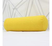Long traversin rond en lin pour canapé, lit, voiture, bureau, coussin de soutien doux, coussin de soutien du cou, soulagement de la douleur du dos/genoux/jambes, orthopédique