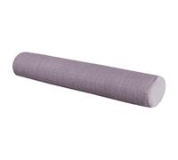 Long traversin rond pour tête de lit, dossier et pieds - 20 x 20 x 100 cm - Gris - Parfait pour lit et canapé - Coussin cylindrique confortable