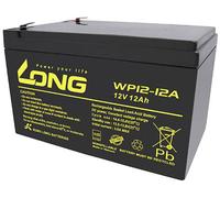 Long WP12-12A/F2 WP12-12A/F2 Batterie au plomb 12 V 12 Ah plomb (AGM) (l x H x P) 151 x 98 x 98 mm cosses plates 6,35 mm