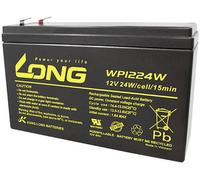 Long WP1224W WP1224W Batterie au plomb 12 V 6 Ah plomb (AGM) (l x H x P) 151 x 101 x 51 mm cosses plates 6,35 mm auto-décharge réduite, sans entretien