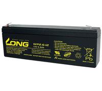Long WP2.6-12 WP2.6-12 Batterie au plomb 12 V 2.6 Ah plomb (AGM) (l x H x P) 178 x 66 x 35 mm cosses plates 4,8 mm auto-décharge