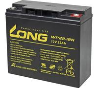 Long WP22-12N WP22-12N Batterie au plomb 12 V 22 Ah plomb (AGM) (l x H x P) 181 x 167 x 76 mm raccord à vis M6 auto-décharg