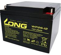 Long WP26-12 WP26-12 Batterie au plomb 12 V 26 Ah plomb (AGM) (l x H x P) 166 x 125 x 175 mm raccord à vis M5 certification VdS