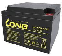 Long WP26-12N-M WP26-12N-M Batterie au plomb 12 V 26 Ah plomb (AGM) (l x H x P) 166 x 125 x 175 mm raccord à vis M5 auto-décharge