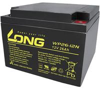 Long WP26-12N-M WP26-12N-M Batterie au plomb 12 V 26 Ah plomb (AGM) (l x H x P) 166 x 125 x 175 mm raccord à vis M5 auto-décharge réduite, sans entretien
