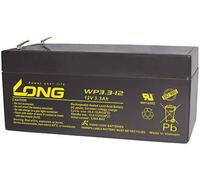 Long WP3.3-12 WP3.3-12 Batterie au plomb 12 V 3.3 Ah plomb (AGM) (l x H x P) 134 x 65.5 x 67 mm cosses plates 4,8 mm auto-décharge réduite, sans entretien