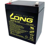 Long WP5-12/F2 WP5-12/F2 Batterie au plomb 12 V 5 Ah plomb (AGM) (l x H x P) 90 x 107 x 70 mm cosses plates 6,35 mm auto-décharge