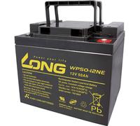 Long WP50-12NE WP50-12NE Batterie au plomb 12 V 50 Ah plomb (AGM) (l x H x P) 199 x 171 x 166 mm raccord à vis M6 résistant aux cycles de charge, auto-décharge