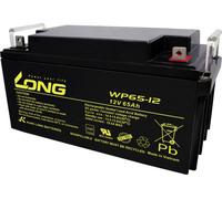 Long WP65-12 WP65-12 Batterie au plomb 12 V 65 Ah plomb (AGM) (l x H x P) 350 x 174 x 166 mm raccord à vis M6 certification VdS