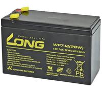 Long WP7-12(28W)-M/F1 WP7-12(28W)-M/F1 Batterie au plomb 12 V 7 Ah plomb (AGM) (l x H x P) 151 x 102 x 65 mm cosses plates 4,8 mm