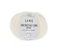 Long yarns 0302 ecrü 200 bébé en laine mérinos