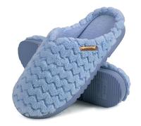 LongBay Femmes Mémoire Flanelle Douce Mousse Chaussons Glisser sur Chaussons Intérieur
