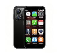 Longben Mini Smartphone 3G, Petit Téléphone Portable Débloqué 3 Pouces, Android 9, Batterie 1000 mAh, Double SIM, Reconnaissance Faciale-Noir 2+16Go