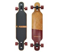 Apollo Longboard Bali, édition spéciale, Board Complet avec roulements à Billes ABEC Haute Vitesse y Inclus Jeu de clés en T, Drop Through, Freeride, Skate, Cruiser Boards