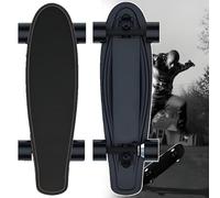 Longboard électrique de navette avec télécommande, vitesse maximale de 24 km (15 mph) de portée de 8 km, conquiert des pentes de 30°, 4 vitesses et régulateur de vitesse | Skateboard électrique