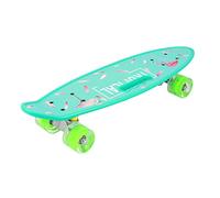 Longboard pour Débutants, Longboard à Noyau Magnétique avec Roues Flash en PU, adapté aux Voyages en Plein Air