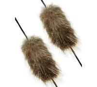 longbowmaker Corde de arc silencieux loutres amortisseur de vibrations stabilisateur d'arc Accessoires pour arc recourbé arc long et arc de chasse (Marron)