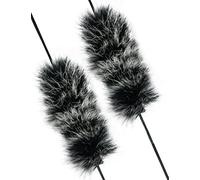 longbowmaker Corde de arc silencieux loutres amortisseur de vibrations stabilisateur d'arc pour arc recourbé arc long et arc de chasse (Noir)