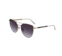 Longchamp, Femme, Accessoires, Jaune, Taille: 58 MM Lunettes de soleil élégantes en métal