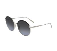 LONGCHAMP Femme LO131S 42821 720 Lunettes de soleil Métal Or Gris Ronde Normale Ombré