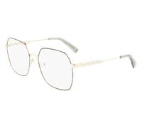 LONGCHAMP Femme LO2148 728 Montures optiques Métal Or Carré Normale Photochromatique