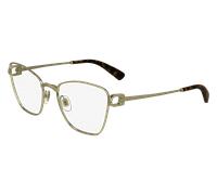 LONGCHAMP Femme LO2162 710 Montures optiques Métal Or Cat Eye Normale Normale