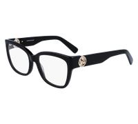 LONGCHAMP Femme LO2712 001 Montures optiques Acétate Noir Carré Normale Normale
