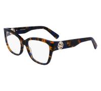 LONGCHAMP Femme LO2712 430 Montures optiques Acétate Havane Carré Normale Normale