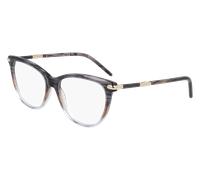 LONGCHAMP Femme LO2727 037 Montures optiques Acétate Gris Cat Eye Normale Normale