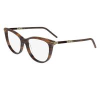 LONGCHAMP Femme LO2727 238 Montures optiques Acétate Marron Cat Eye Normale